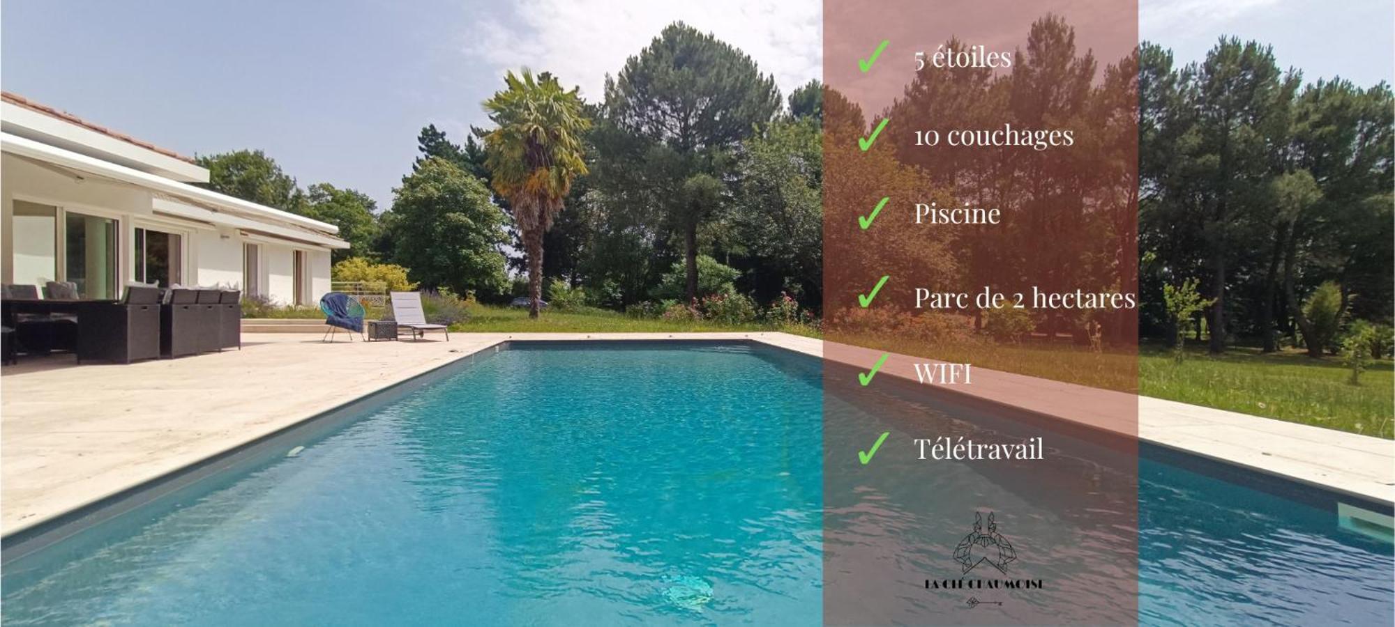 Magnifique Villa 5 Etoiles Avec Piscine Privee Parc 2 Ha La Chaize-le-Vicomte 外观 照片